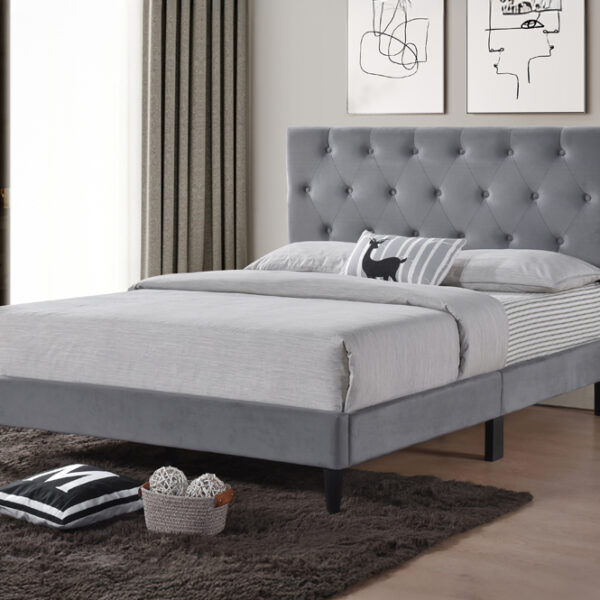 Model T2106 Grey Bed Frame