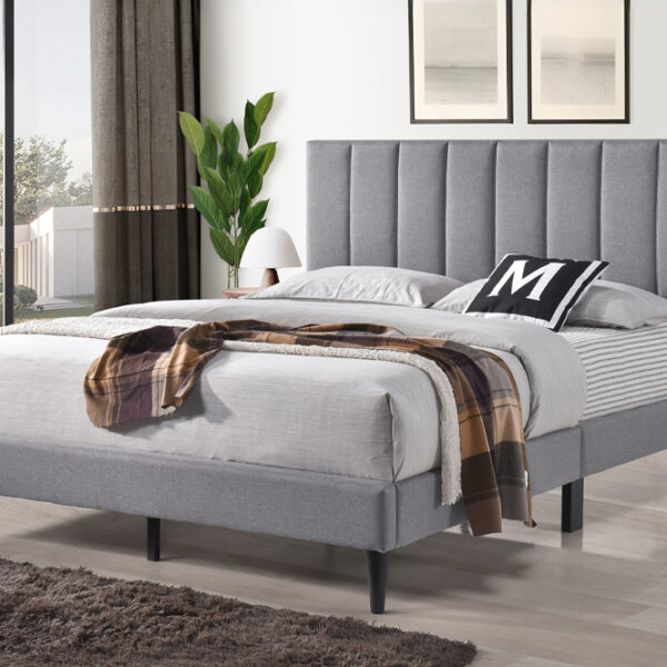 Model T2107 Grey Bed Frame